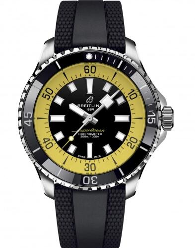 Review Breitling SuperOcean Automatic 44 Replica Watch A173762A1B1S1 - Click Image to Close